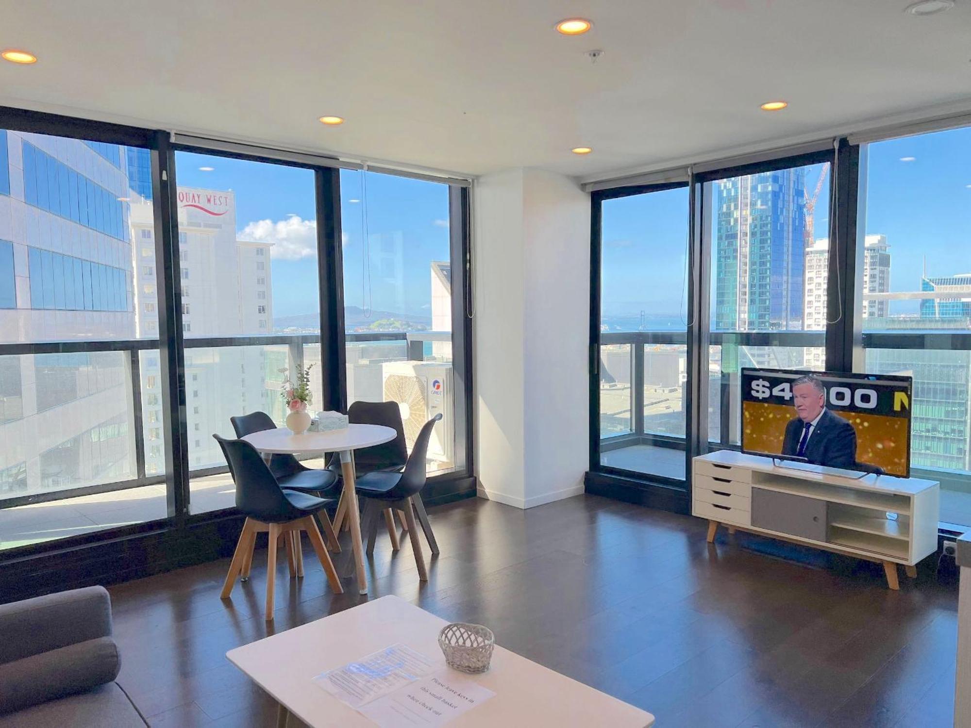 Magnificent Skytower, Sea, Habour View In Cbd Appartement Auckland Buitenkant foto