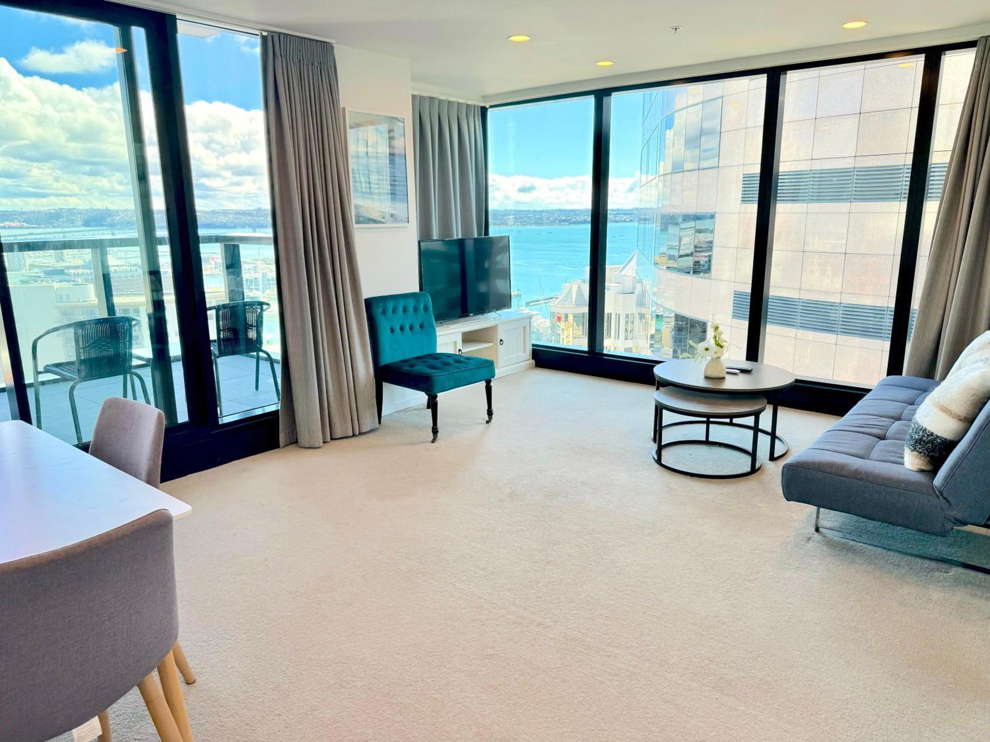 Magnificent Skytower, Sea, Habour View In Cbd Appartement Auckland Buitenkant foto