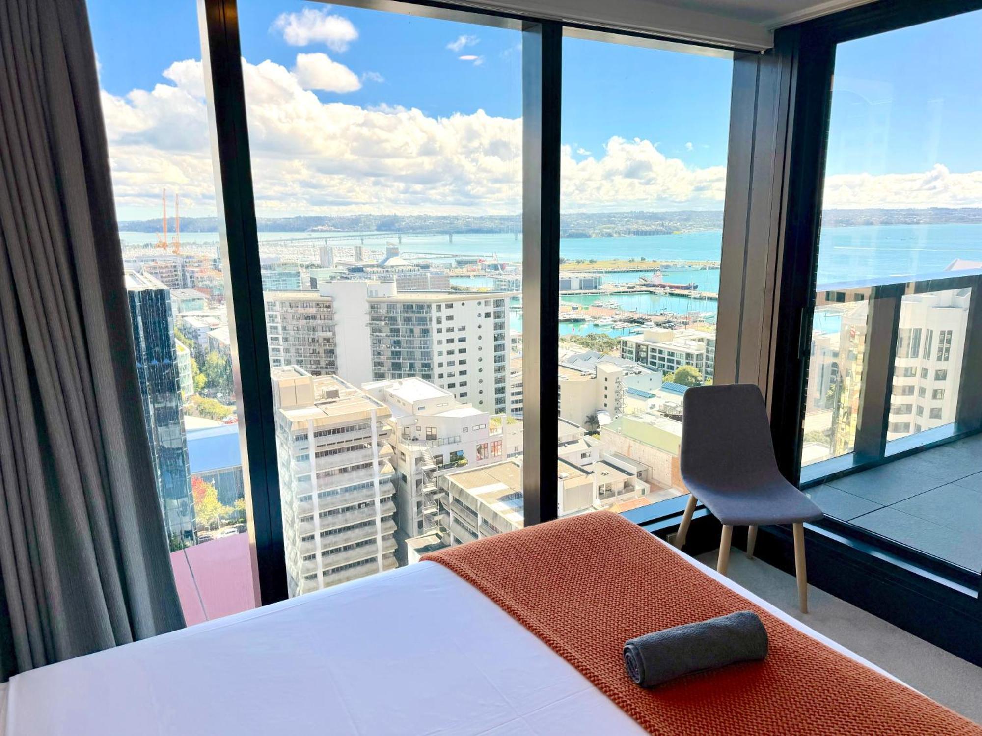 Magnificent Skytower, Sea, Habour View In Cbd Appartement Auckland Buitenkant foto
